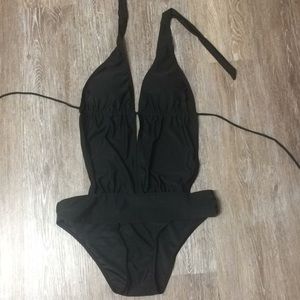 Black one piece